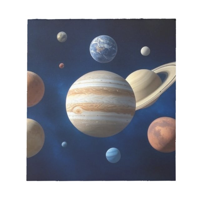 Solar System Montage Notepad (Front)