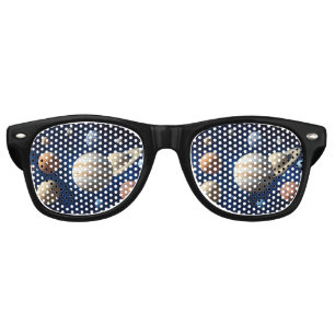Solar System Montage Retro Sunglasses