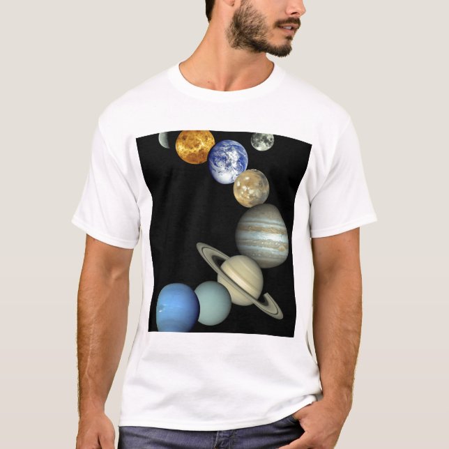 Solar System Montage T-Shirt (Front)