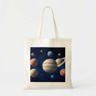 Solar System Montage Tote Bag