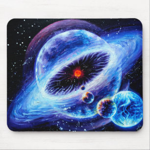 Solar system mouse pad