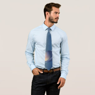 Solar System Outer Space Collage Planet Saturn Tie