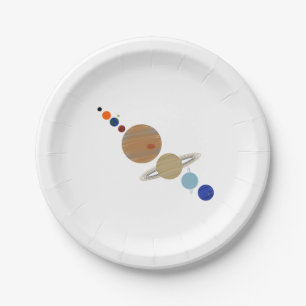 Solar System Paper Plate