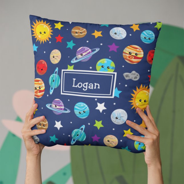 Solar System Pattern for Kids Cushion (Creator Uploaded)
