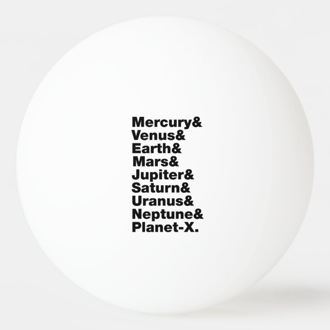 Solar System Ping Pong Ball (Front)