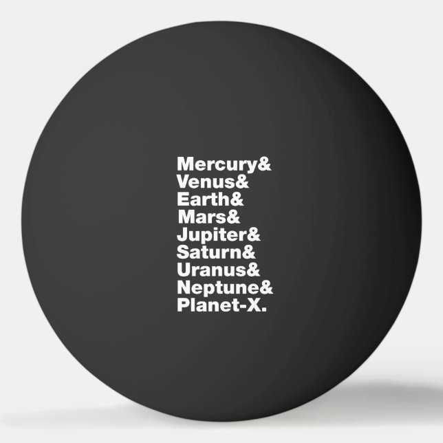 Solar System Ping Pong Ball (Front)