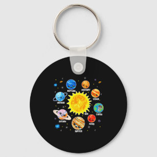 Solar System Planet Space Planets Boys Girls Toddl Key Ring