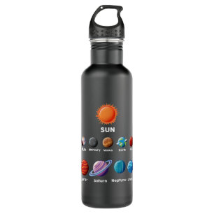 Solar System Planets 710 Ml Water Bottle
