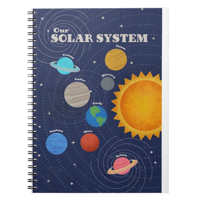 Solar System Planets Notebook (Front)