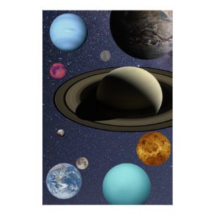 Solar system planets poster