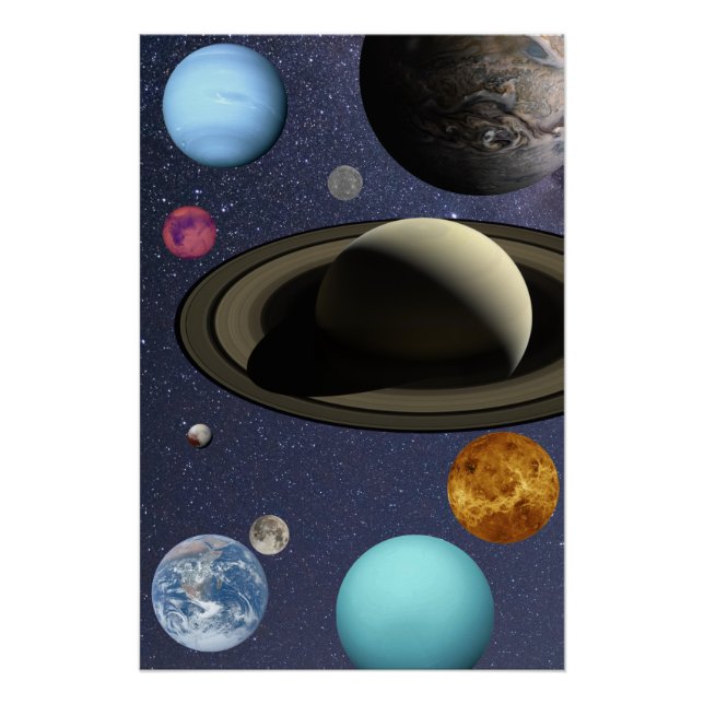 Solar system planets poster (Front)