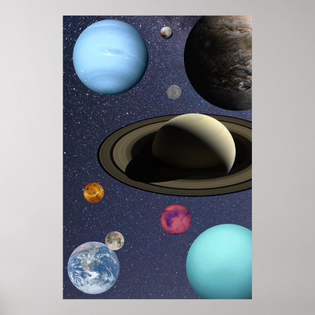 Solar system planets poster (Front)