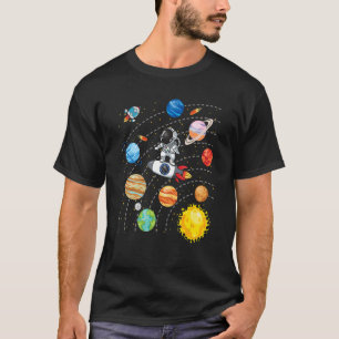 Solar System Planets Science Space Astronaut Unive T-Shirt