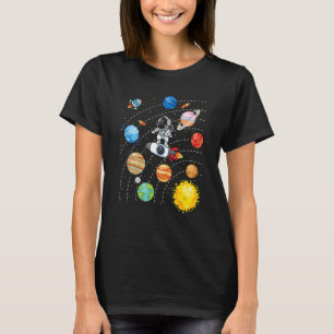 Solar System Planets Science Space Astronaut Unive T-Shirt