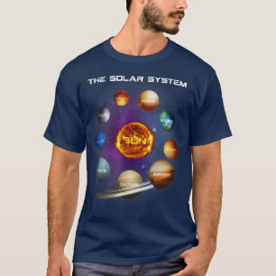 Solar System Planets Science Space Astronomy STEM T-Shirt
