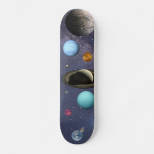 Solar system planets skateboard