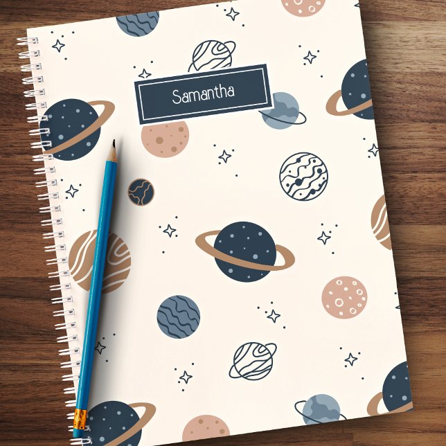 Solar System Planets Sketch Pattern Notebook (Creator Uploaded)