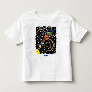 Solar System Planets Space Astronomy Toddler T-Shirt