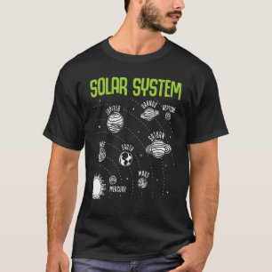 Solar System Planets Space STEM Science Teacher Sc T-Shirt