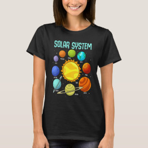 Solar System Planets Space Week science teacher bo T-Shirt