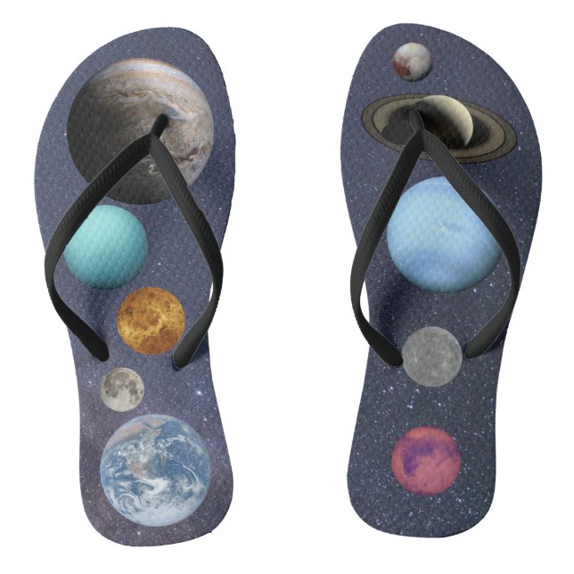 Solar system planets thongs (Footbed)