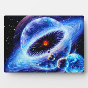 Solar system plaque