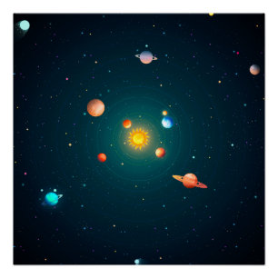 Solar System Poster