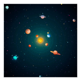 Solar System Poster
