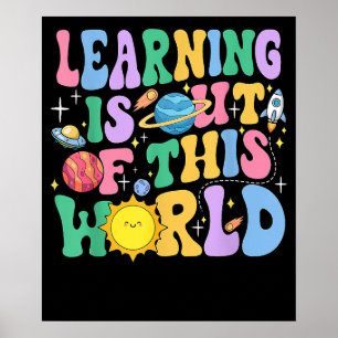 Solar System Science Teacher Poster