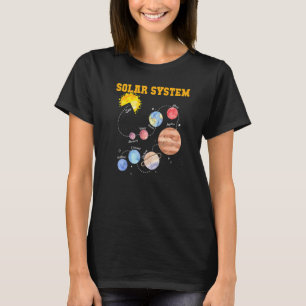 Solar System Sun Planet Science Astronomy Space Ma T-Shirt
