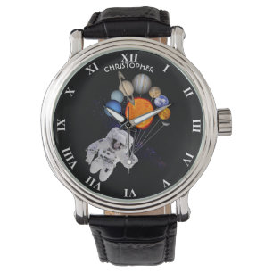 Solar System Sun Planets Astronaut Milky Way Watch