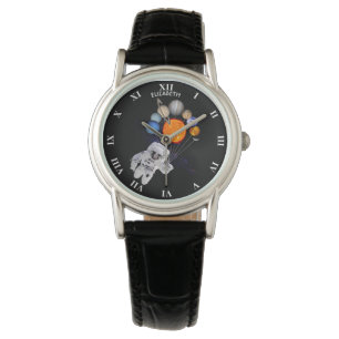 Solar System Sun Planets Astronaut Milky Way Watch