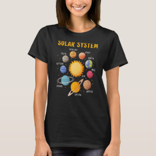 Solar System teaching Education Instructor Prescho T-Shirt