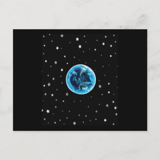 Solar System Universe Planet Earth Postcard