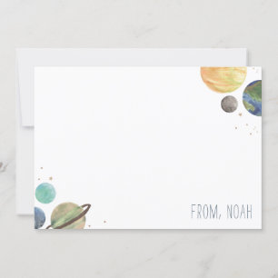 Solar System Watercolor