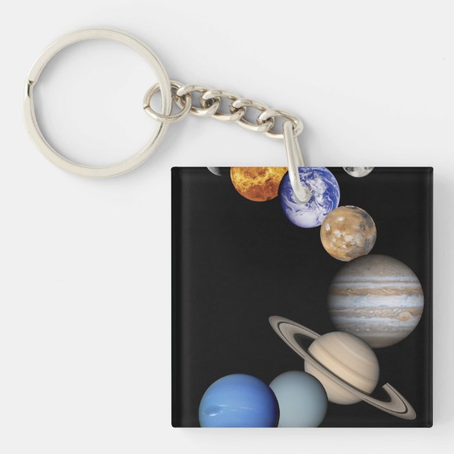 Solar Sytem Montage Key Ring (Front)