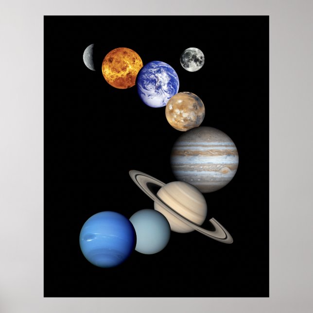 Solar Sytem Montage Poster (Front)