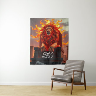 Solar Throne Leo Wall Tapestry