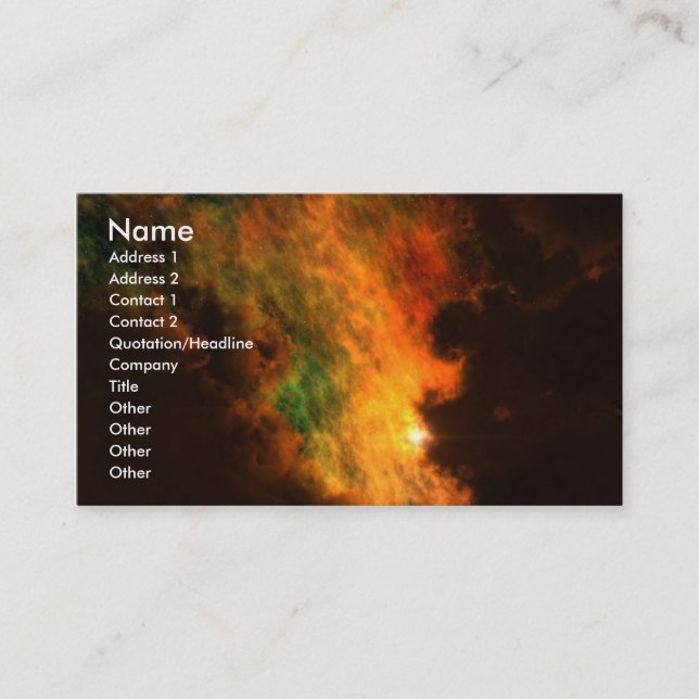 Solar View 17 Business Card (Front)