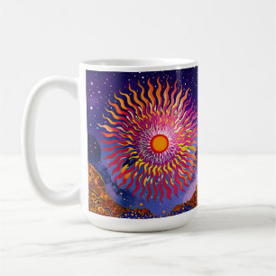 “Solar Whispers in the Sky” The Sun Coffee Mug