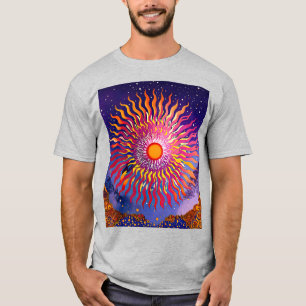 “Solar Whispers in the Sky” The Sun T-Shirt