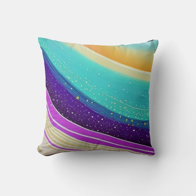 Solar Winds Poster Cushion (Front)