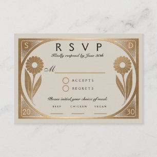 SOLARA I : Wedding RSVP Card