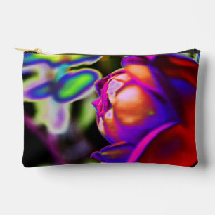 Solarised Rose by Shirley Taylor Accessory Pouch