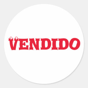 Sold Classic Round Sticker
