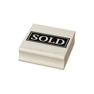 SOLD RUBBER STAMP