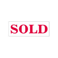 SOLD Rubber Stamp