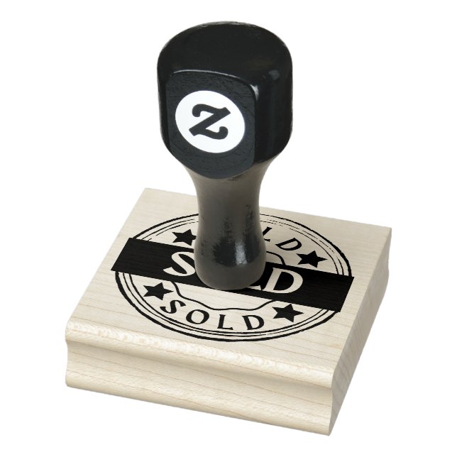 SOLD RUBBER STAMP (Stamp)