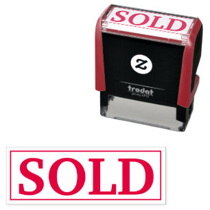 SOLD SELF-INKING STAMP