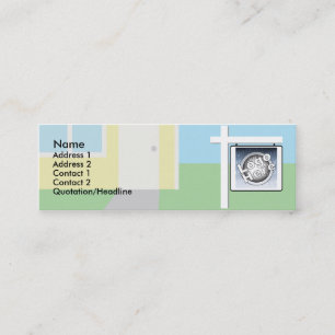 Sold - Skinny Mini Business Card